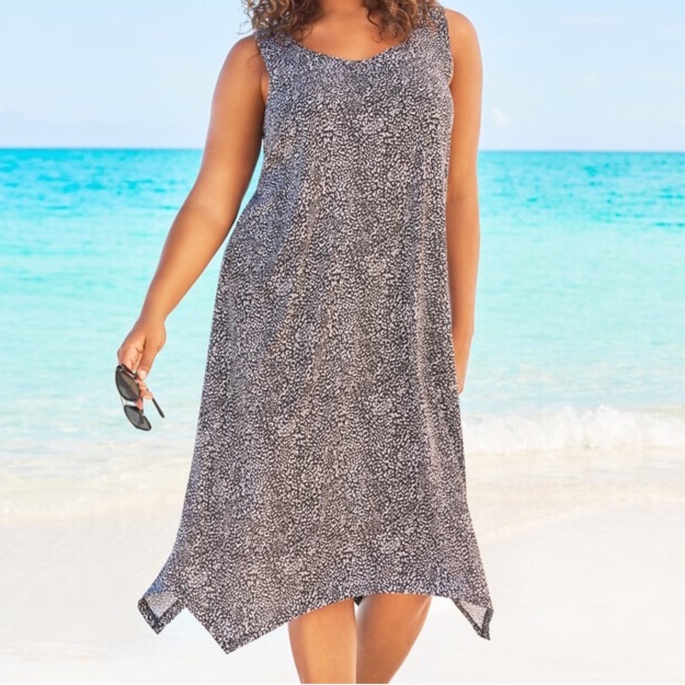 Swim 365 X Swimsuits For All NWT Sharktail Beach Coverup, Plus size 26/28